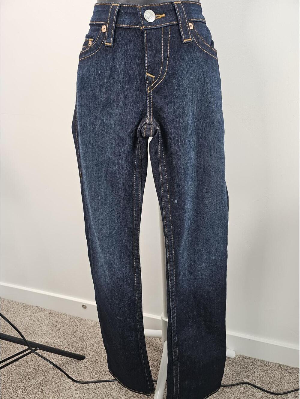 True Religion World Tour Straight Leg Dark Wash Jeans Size 29
